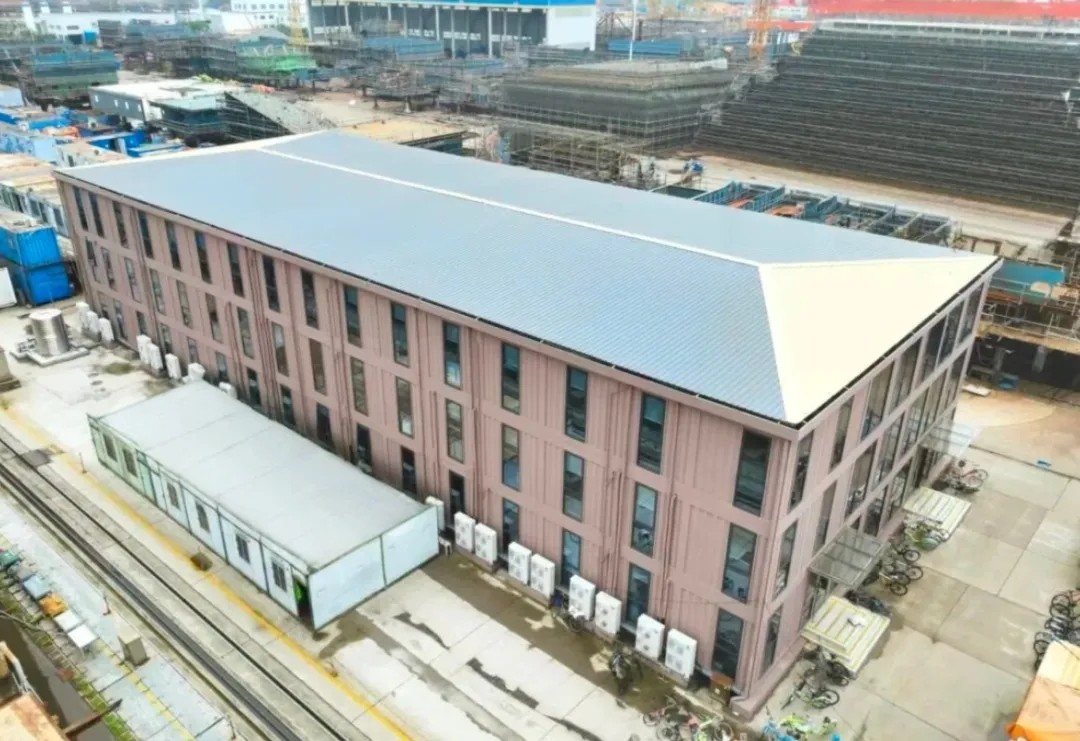 From 96 Containers to a Three-Storey Office Building in Just 11 Days