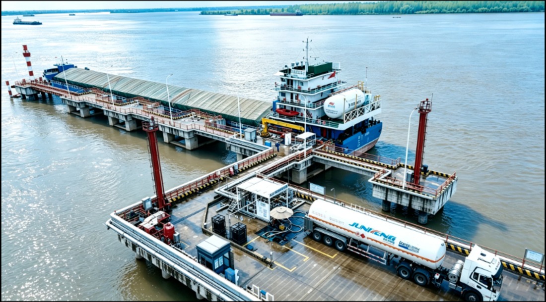 China’s Inland Waterway Vessel Completes First Biomethane Bunkering