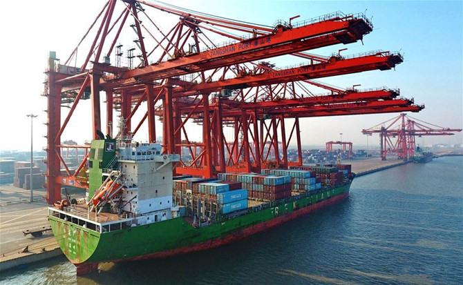 Throughput reaches 573.2 mln tonnes at Tangshan Por