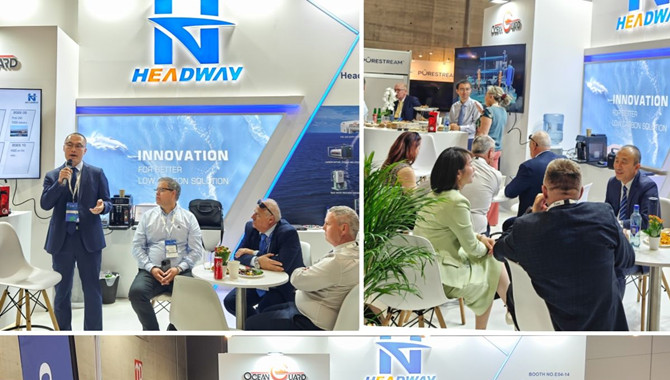 Headway's refreshment in Nor-shipping, low carbon s