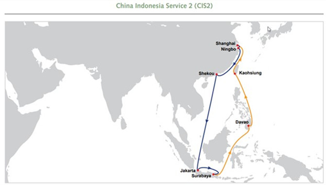 OOCL announces new China Indonesia Service 2 (CIS2)