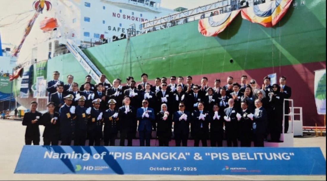 Breaking! A newly built 50000dwt Pertamina-linked tanker appears to have run aground in Indonesian waters.