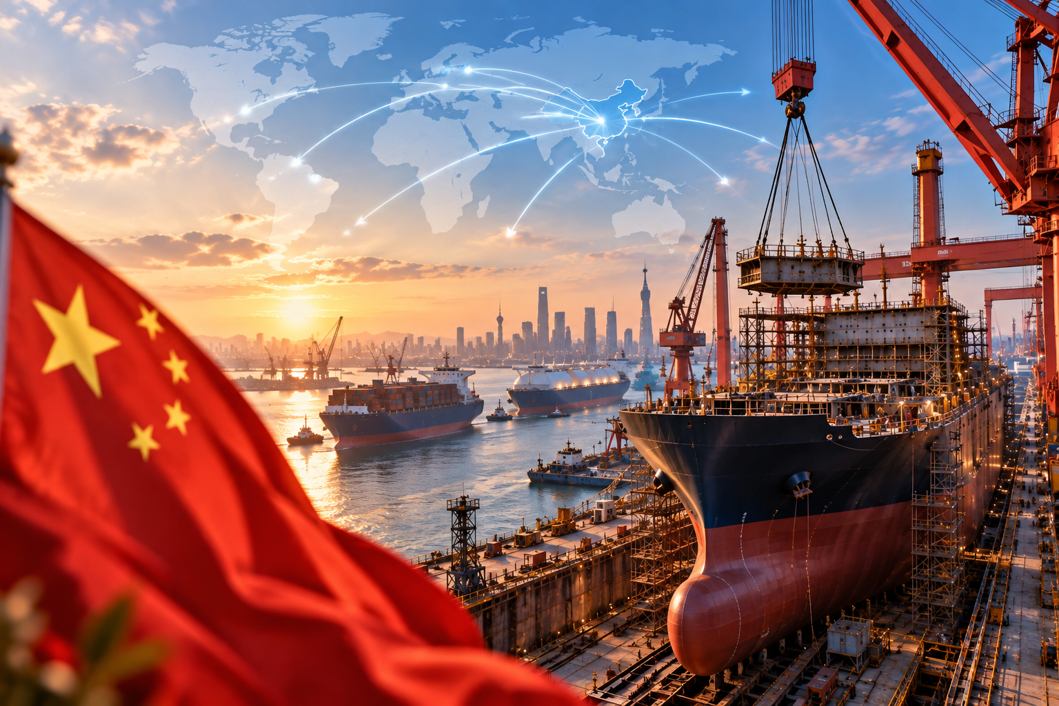 China’s Shipyards Are Selling 2030 Slots as New Orders Hit Record Highs