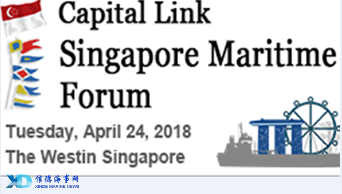 CAPITAL LINK'S SINGAPORE MARITIME FORUM on APRIL 24