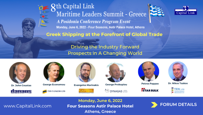 June 6|8th Capital Link Maritime Leaders Summit