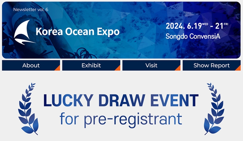 Korea Ocean Expo 2024 from June 19 to 21, 2024 in I