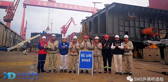 外高桥造船为中国矿运建造第三艘VLOC下坞