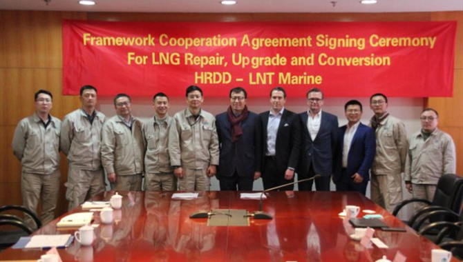 LNT Marine,Huarun Dadong Dockyard team up on LNG sh