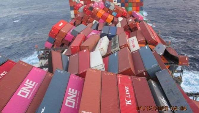 1816个集装箱坠海,损失恐高达16亿！