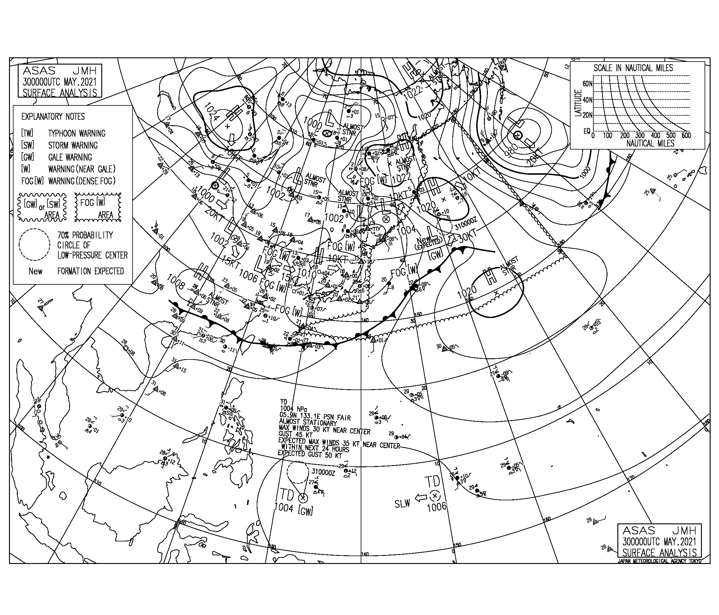 我国北部海域将有8～10级雷暴大风