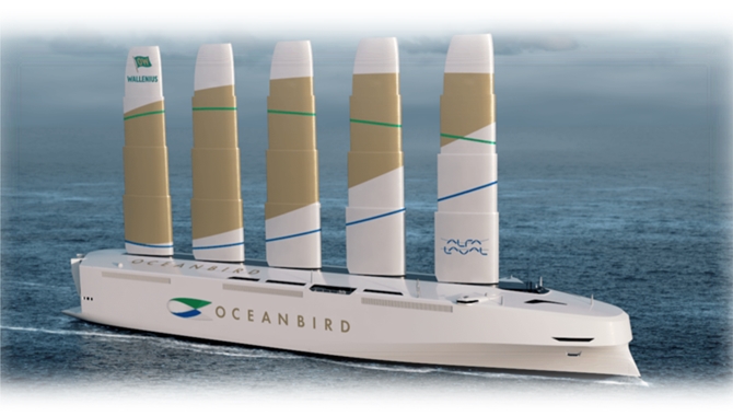 AlfaWall Oceanbird翼帆动力技术，助大型远洋