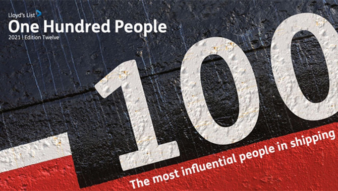 Top 100 most influential people in shipping