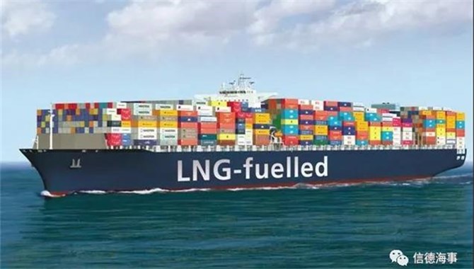 2021年的LNG燃料新造船数量为240艘，超过去