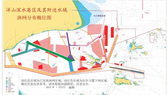 【收藏】2022年洋山港及附近水域渔网分布