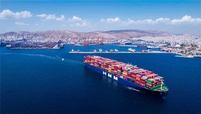 韩国海运巨头韩新海运在美洲航线占有率