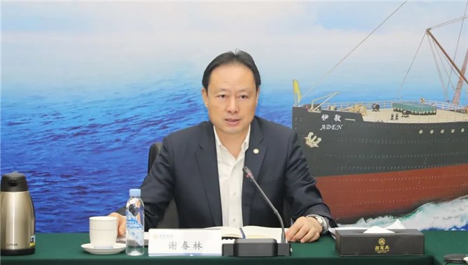 谢春林拜会舟山市市长徐仁标