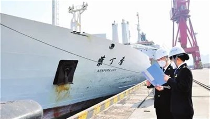 天津船舶区外保税维修中心进口船值超