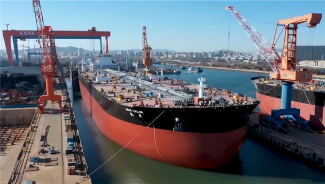 大船交付30万吨VLCC 98号船