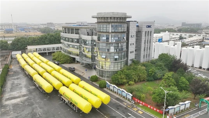 中集再次向尼日利亚批量交付LNG运输车