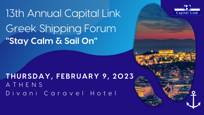 Capital Link's 13th Annual Greek Shipping Forum