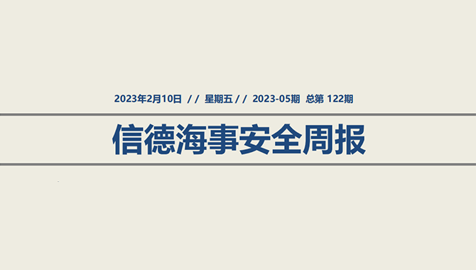 信德海事安全周报2023-05期：2022年被遗弃