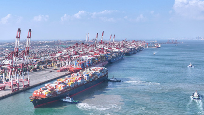 Qingdao Port breaks world record for 7 years in a r