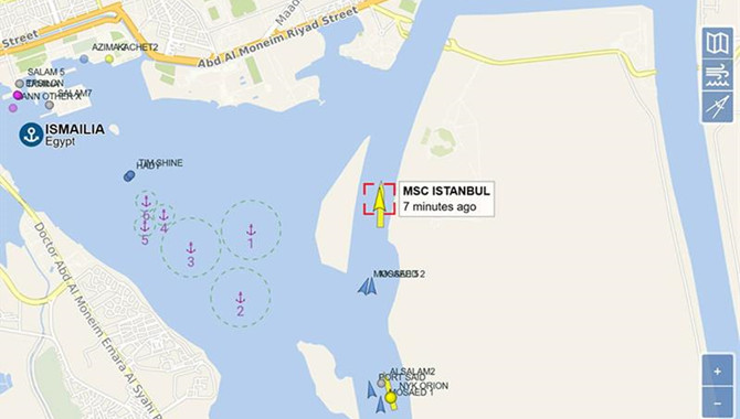 Cargo ship MSC-ISTANBUL refloated after running agr