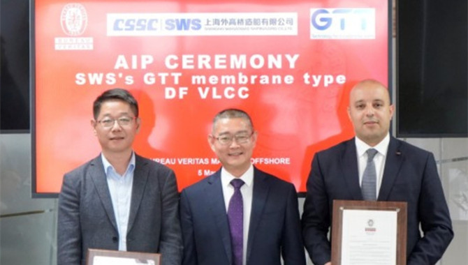 GTT and SWS obtain Bureau Veritas AiP for LNG dual-