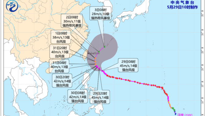 【每日简讯】“玛娃”减弱为强台风级，