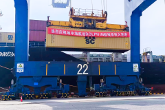 地中海“大连—印马”航线在大连口岸开
