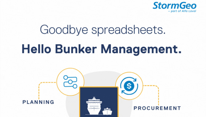 StormGeo Launches End-to-End Bunker Management Solu