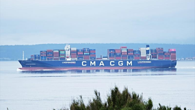 CMA CGM SYMI hit by suspected Iranian drone