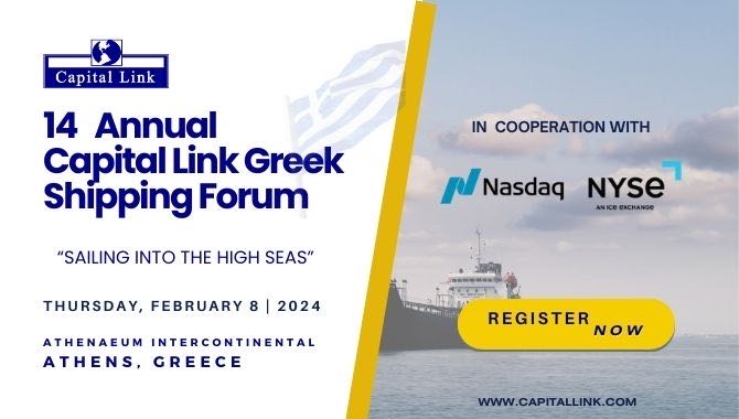 14th Annual Capital Link Greek Shipping Forum - Sai