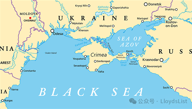 战争使乌克兰的海上贸易减半