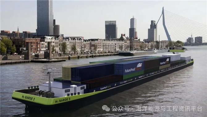 新型零排放氢动力船在莱茵河上开始运输