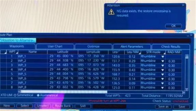 【航海经验】Furuno电子海图NG DATA EXISTS处
