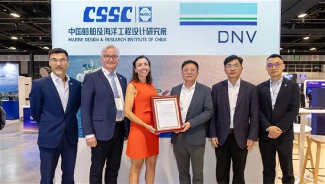 DNV授予MARIC设计的新型91000dwt 氨预留散货