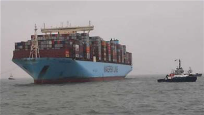 【事故分析】MAERSK超大集装箱，航道“双