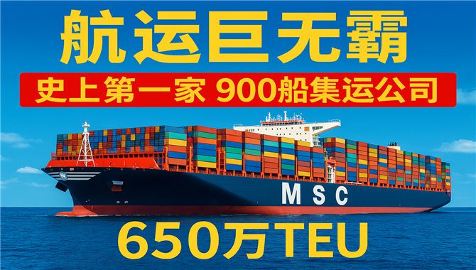 史上第一家！900船集运公司来了！