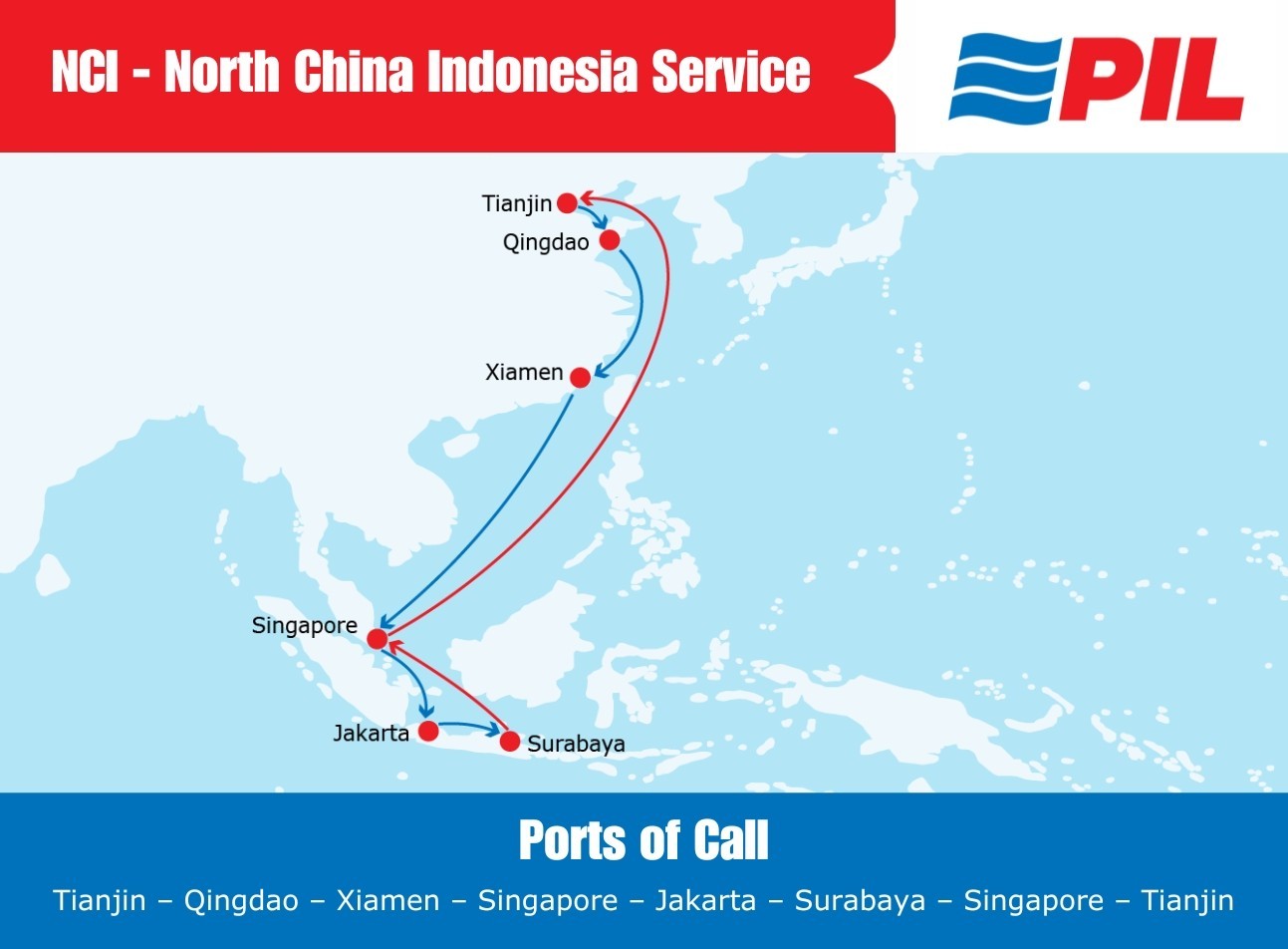 PIL boosts Intra Asia coverage with new North China
