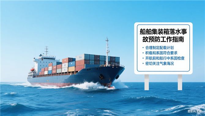 最新发布|《船舶集装箱落水事故预防工作