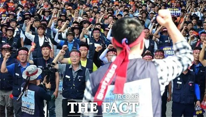 突发！韩国多家头部船厂罢工...