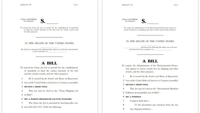 美国民主党再提航运减排法案，2035港内零