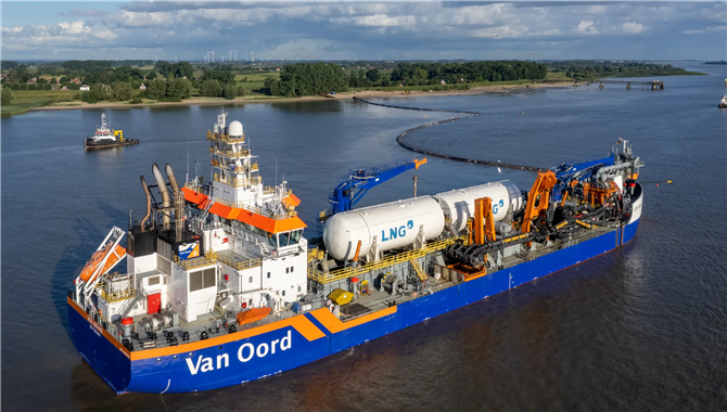荷兰船东Van Oord完成首次生物LNG加注