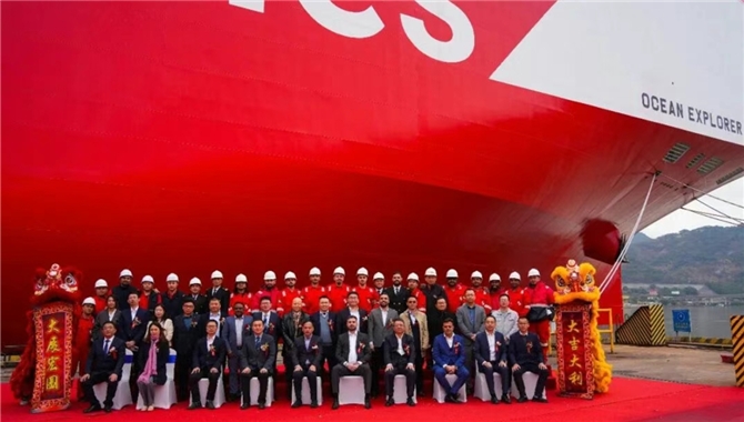 提前4个月！新一代汽车船交付，可运氢燃