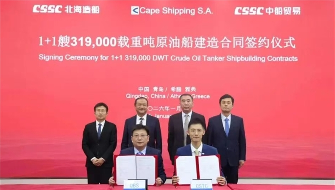 青岛北海造船，再次斩获VLCC订单！