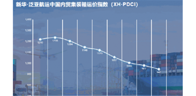同比下跌17.44% ， 新华·泛亚航运